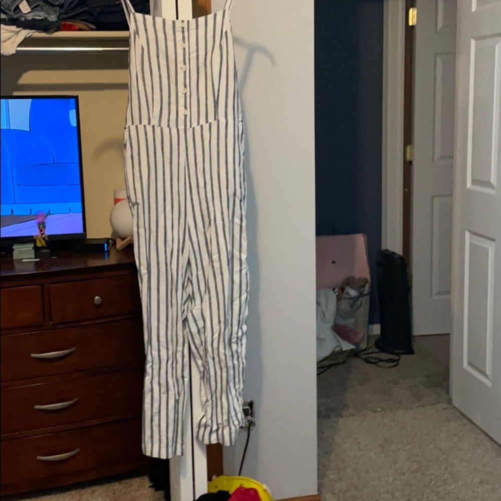 Striped romper